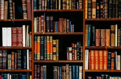 Research library shelves — fellowship applications